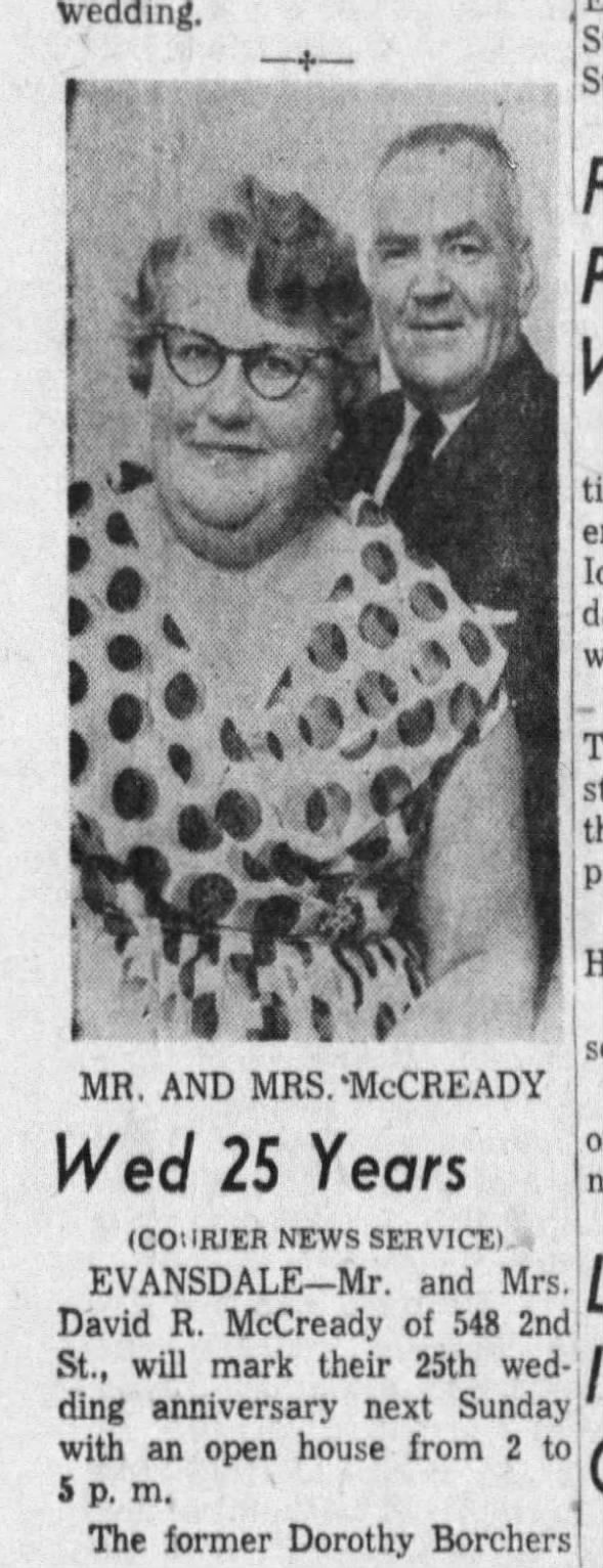 Clipping from The Courier